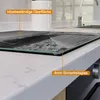 Wallario Herdabdeckplatte aus Glas, Größe 60 x 52 cm Produktbild-Vorschau 4
