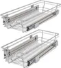 2x Küchenschublade Teleskopschublade Schubladen Drahtkorb Produktbild-Vorschau 1