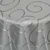 DecoHomeTextil Kringel Circle Tafeldecke Ornamente Damast Produktbild-Vorschau 1