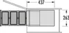 Hailo Mülleimer Küche Einbau ab 40cm Schrank 2x 13 L Produktbild-Vorschau 4