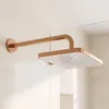 Rea Soffione Doccia Rettangolare Js-032 Brushed Copper Anteprima dell’immagine prodotto 5