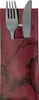 520 Bestecktaschen mit Serviette bordeaux marmoriert 20 cm Produktbild-Vorschau 1