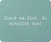 Mr. & Mrs. Panda Mousepad Spruch Schulanfang Glaube - Produktbild-Vorschau 1