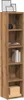 vidaXL Scaffali per CD 2 pz. Rovere artigianale 21x16x93,5 Anteprima dell’immagine prodotto 9