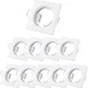 Sweet LED Einbaustrahler eckig weiß GU10 einbauspot 230V Produktbild-Vorschau 1