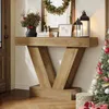 Tribesigns Table console 105 cm, avec pieds en V, pour le Voir les images du produit 5