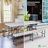 VOUNOT® Tischdecke Tischtuch 3er Set, Elastisch Rechteckig Produktbild-Vorschau 2