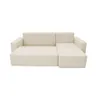 A cream-colored sectional sofa is shown from the front against a white background. Anteprima dell’immagine prodotto