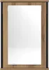 A mirror cabinet with a wood-effect frame. Voir les images du produit