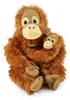 Plüsch-Orang-Utan mit Baby 28 cm Eco-f. Produktbild-Vorschau 5