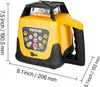 Obrotowy niwelator laserowy VEVOR, czerwona wiązka, zasięg Podgląd zdjęcia produktu 8