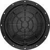 A top-down view of a black circular manhole cover with a grid pattern. Produktbild-Vorschau