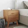 Comodino OLDEN Brown in pino massiccio Anteprima dell’immagine prodotto 3