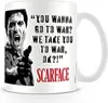 Kubek Scarface Unisex War biały/czarny/czerwony Standard Podgląd zdjęcia produktu 1