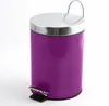 MSV Treteimer fur Bad/Toilette - lila - 3 Liter - 17 x 25 Produktbild-Vorschau 1