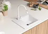 PRIMAGRAN Spülbecken Alles Weiß 55x44cm, Granitspüle 1 Produktbild-Vorschau 6
