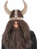 A person wearing a Viking helmet and beard. Anteprima dell’immagine prodotto