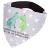 Mr. & Mrs. Panda Hunde Halstuch Frosch Liebe - Grau Pastell Produktbild-Vorschau 2