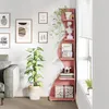 Eckregal 5 Stufen 178 cm Rosa Organizer Bücherregal Produktbild-Vorschau 6