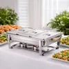 Relaxdays Gastro bewaardoos GN 1/3, roestvrij staal, set Productafbeelding-voorbeeld 5