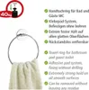 WENKO Wand Handtuch Halter ohne bohren Ring Stange Bad Produktbild-Vorschau 3