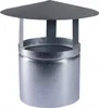 Ø 180 mm Ofenrohr Regenhaube, Schwarz Produktbild-Vorschau 2