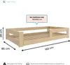 NeedSleep Letto basso per bambini Montessori 80x160 cm Anteprima dell’immagine prodotto 9