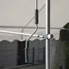 Anbaupavillon Stahlgestell Dach PA beschichtet Produktbild-Vorschau 3