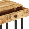 vidaXL Beistelltisch U-Form 45x30x61 cm Mango Massivholz Produktbild-Vorschau 4