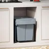 HOMCOM Abfallsammler Ausziehbar mit 2 x 20L herausnehmbaren Produktbild-Vorschau 8