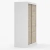 Schwebetürenschrank Kleiderschrank Schrank 120 cm Produktbild-Vorschau 2