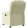 vidaXL Massagesessel Elektrisch Creme Echtleder Produktbild-Vorschau 5