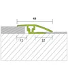 Ausgleichsprofil PROLINE PROCOVER Designfloor 0-9 mm Produktbild-Vorschau 3