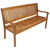 DEGAMO Gartenbank Holzbank Parkbank Bank MARACANA 3-sitzer, Produktbild-Vorschau 5