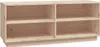 Schuhregal 110x34x45 cm Massivholz Kiefer Produktbild-Vorschau 1