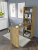 Bureau avec étagères HARMONY 120 cm ARTISAN CHÊNE- Étagères Voir les images du produit 4