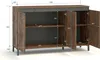 Sideboard >GENIO industrial< in Eiche, Holzwerkstoff Produktbild-Vorschau 7