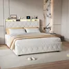 INONEFT Polsterbett 140x200cm mit LED und USB, Bett mit 4 Produktbild-Vorschau 11