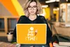 MuchoWow® Laptop Aufkleber Sticker Cover Sommer - Gelb - Produktbild-Vorschau 5
