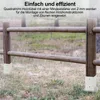Aopunly 4x Aufschraubhülse 120x120mm Pfostenträger Produktbild-Vorschau 4