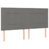vidaXL Boxspringbett mit Matratze Dunkelgrau 160x200 cm Produktbild-Vorschau 11
