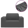 vidaXL Housse de canapé stretch anthracite jersey polyester Voir les images du produit 1