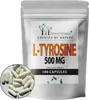 L-Tyrosin 500mg - 100 Kapseln - Aminosäure - hochdosiert - Produktbild-Vorschau 1