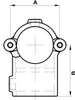 Rohrverbinder T-Verbinder klappbar, 1 1/2" (Ø48,3 mm) Produktbild-Vorschau 2