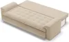 Sofa 3-Sitzer mit Schlaffunktion Foresta, Cord - Beige Produktbild-Vorschau 3