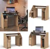 Gaming-Tisch Vicco Joel Goldkraft Eiche 123.2 x 45 cm mit 1 Produktbild-Vorschau 2