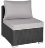 tectake® Aluminium Rattan Lounge San Marino wetterfest und Produktbild-Vorschau 12