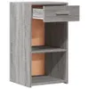 vidaXL Noční stolek Grey Sonoma 35x34x65 cm Materiál na Náhled obrázku produktu 4