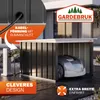 GARDEBRUK® Mähroboter Garage Metall Wetterbeständig Produktbild-Vorschau 3