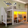 Flieks Lit superposé 90x200cm avec Led, lit métallique pour Voir les images du produit 4